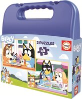 EDUCA Puzzle v kufříku Bluey 2v1 (48 dílků)