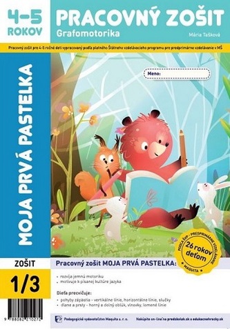Moja prvá pastelka - Grafomotorika (Pracovný zošit 1/3)