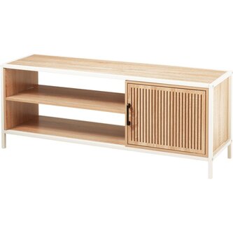 H & S COLLECTION TV stolek skříňka s policemi 116x33x45 cm KO-NB1510640