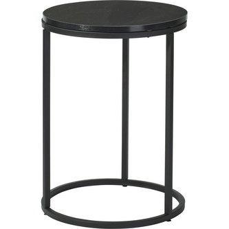 H & S COLLECTION Odkládací stolek sada 2 ks černá 40+50 cm KO-KR8200410