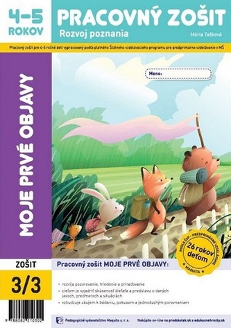 Moje prvé objavy - Rozvoj poznania (Pracovný zošit 3/3)