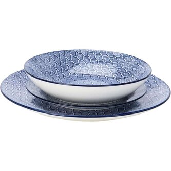 SIAKI Jídelní sada porcelánová 18 ks KO-Q04000120