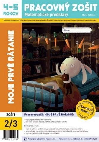 Moje prvé rátanie - Matematické predstavy (Pracovný zošit 2/3)