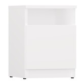 Noční stolek Galax 1D 30 cm bílý