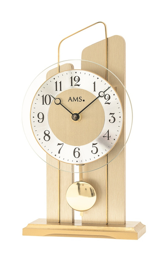 Stolní kyvadlové hodiny 1259 AMS 25cm