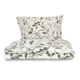 Francouzské flanelové povlečení 220x200, 70x90cm VĚTVIČKA zelená