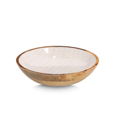 ZELLER Servírovací miska z magového dřeva, béžová 25 x 25 x 6 cm