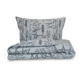 Francouzské flanelové povlečení 220x200, 70x90cm RÁKOS šedý