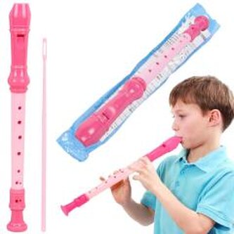 Flet plastikowy kolorowy z wyciorem Flet plastikowy kolorowy z wyciorem