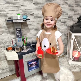 Detský kuchársky set SOFTELLO - Macko