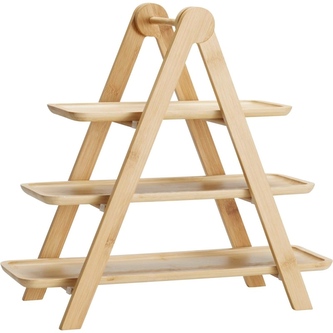 EXCELLENT HOUSEWARE Etažér servírovací 3 patra dřevěný KO-784610520