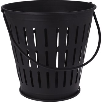 AMBIANCE Ohniště/koš na dřevo kovové s rukojetí KO-FB8201200