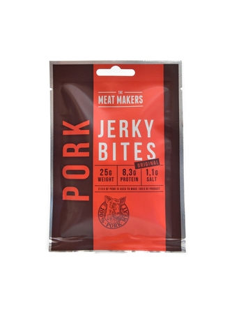 The Meat makers - Jerky bites vepřové 25g