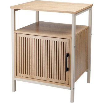 H & S COLLECTION Skříňka s policí noční stolek 43x33x55 cm KO-NB1510620