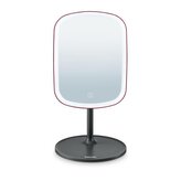 Kosmetické zrcátko BEURER BS47_BF_red, stolní s LED osvětlením
