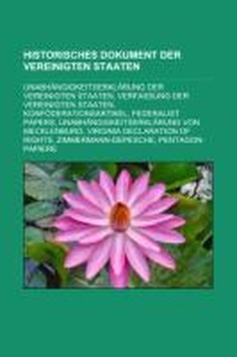 Historisches Dokument der Vereinigten Staaten