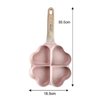 Pánev Klausberg růžová  srdce  19 cm