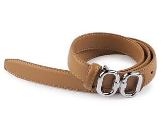 Dámský pásek šíře 13 mm, 18 mm - 1 ks - 21 (2,4x105 cm) béžová