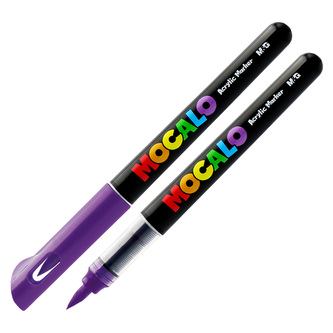 M&G MOCALO Akrylový fix, štětečkový hrot - Lilac 802