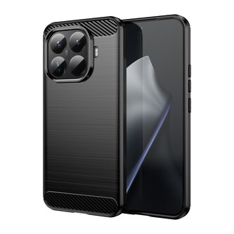 Pouzdro Carbon Xiaomi 15T Pro 5G - černé