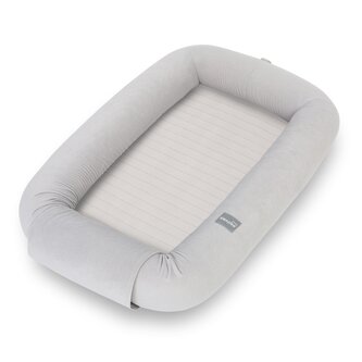 Multifunkční hnízdečko pro miminko s odnímatelnými boky 2 v 1 Sleepee Grey