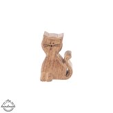 Kočka dřevo MANGO MICKA v. 10 cm