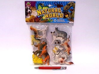 Koty psy 12szt 9cm HHS016 33055