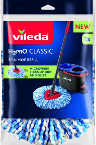 Vileda H2PRO třásňový mop náhrada 1 ks Vileda H2PRO třásňový mop náhrada 1 ks