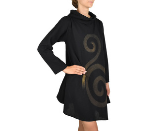 Šaty JEN s límcem, černá Šaty JEN s límcem, černá