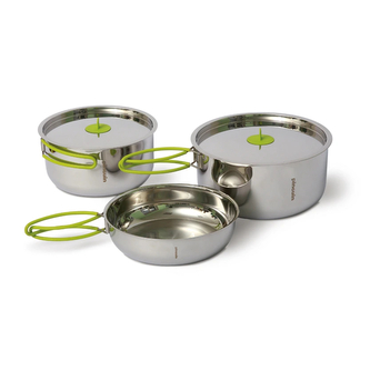 Sada nádobí Pinguin Duo S - stříbrná