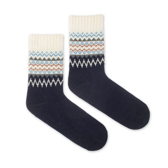 Vlněné ponožky Vlnáč Severka modré Modré S (35-38)