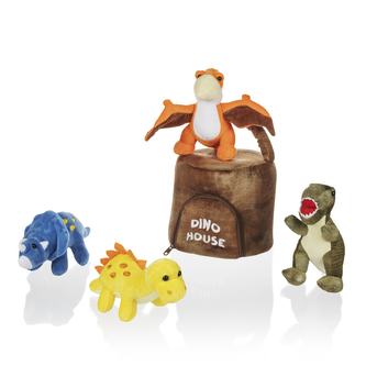 Plyšový set hraček, Dino