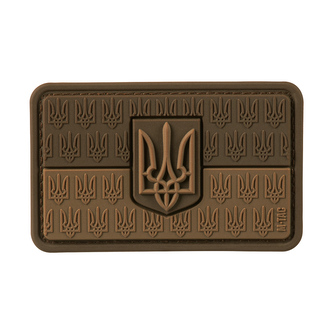 Nášivka M-Tac UA Flag Relief - hnědá