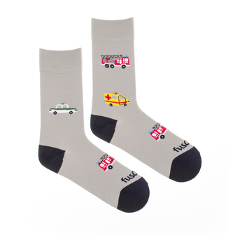 Ponožky Záchranáři Hnědé S (35-38)