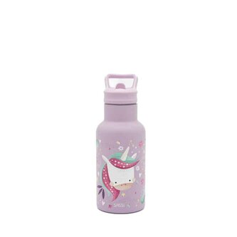 TERMOFĽAŠA SO SLAMKOU SASSI - SPARKLY THE UNICORN - 350ML