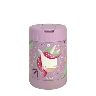 DETSKÁ TERMOSKA NA JEDLO SASSI - SPARKLY THE UNICORN - 350ML