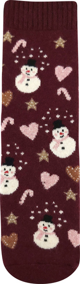 ponožky Emily vínová 35-38 (23-25) 1 pár