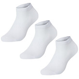 3PACK ponožky Benysøn kotníkové bílé (B-6102) S