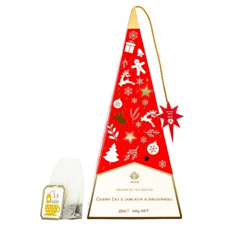 ARÔME Čaj v pyramidě, černý s jablkem a brusinkou, Motivy