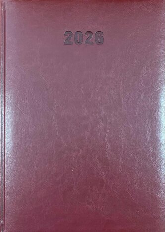 Kalendarz książkowy A4 2026 dzienny C2