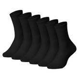 3PACK ponožky Benysøn vysoké černé (B-6201) L