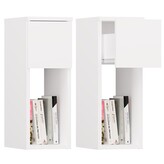 Noční stolek Galax 1S 20 cm bílý