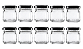 DuraHome Sklenice zavařovací 40ml s víčkem 43, 10ks