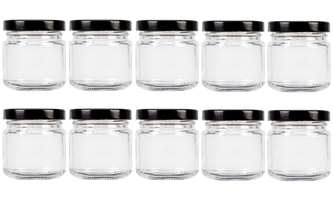 DuraHome Sklenice zavařovací 100ml s víčkem 53, 10ks