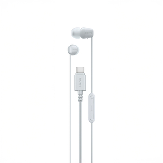 Sony IER-EX15C - Sluchátka do uší - bílá,  USB-C