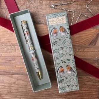 Długopis Ptaszki rudziki Święta