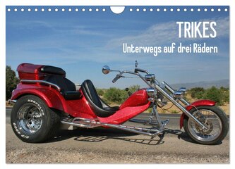Trikes - Unterwegs auf drei Rädern (Wandkalender 2026 DIN A4 quer), CALVENDO Monatskalender
