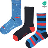 3PACK dětské ponožky Benysøn vícebarevné (SK-401) 35/38