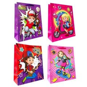 Torebka prezentowa dziecięca M mix