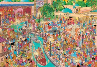 JUMBO Puzzle JvH Fata Morgana v Eftelingu 5000 dílků JUMBO Puzzle JvH Fata Morgana v Eftelingu 5000 dílků